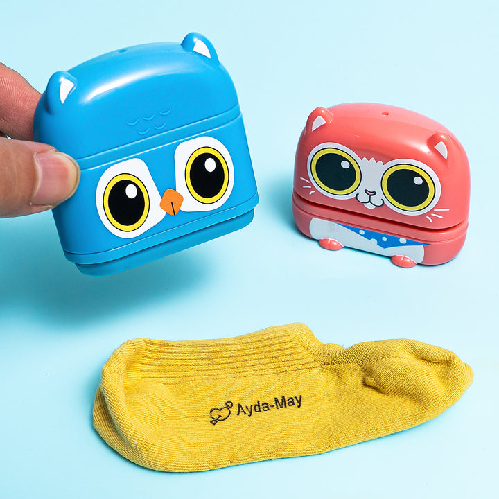 Double Sided Customized Name Stamp - Customized Name Stamp For Kids Clothes